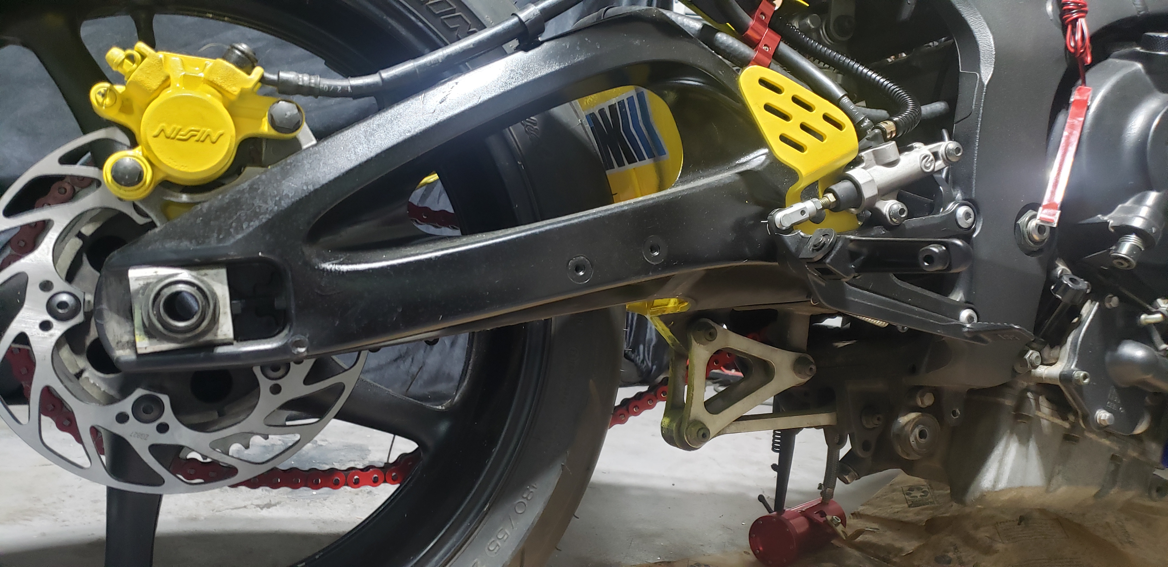 Custom Yamaha R6 Rear Swing Arm