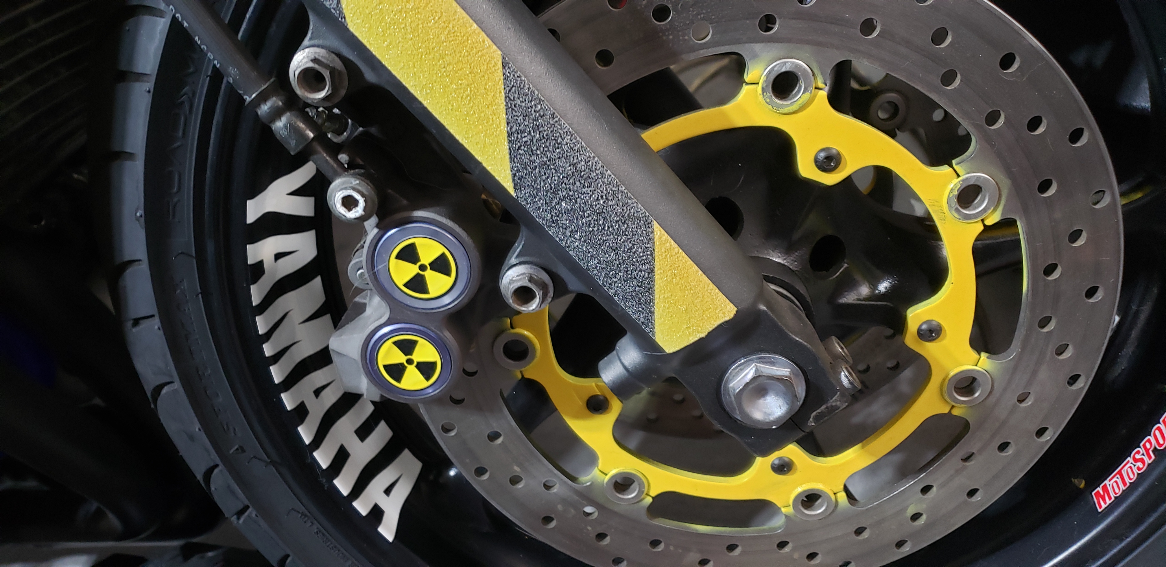Custom Yamaha R6 Front Rotors